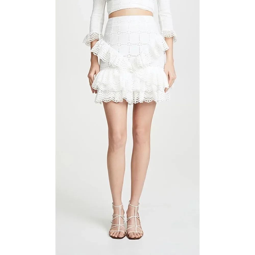 THURLEY Raven Miniskirt 100% cotton AU6/US2